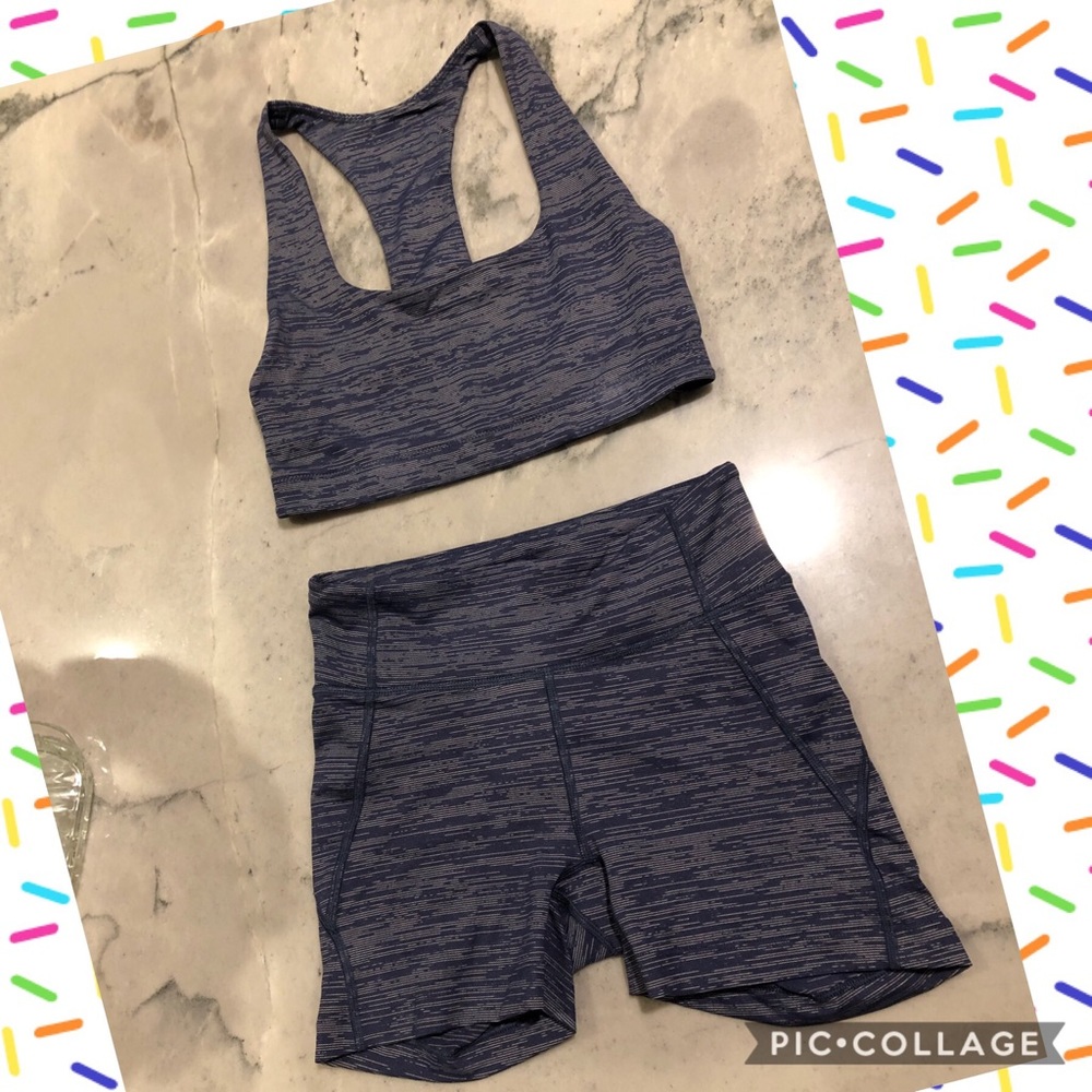 Outdoor Voices Set- XS, High Waist+reversible bra